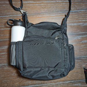 TravelOn Anti-Theft Classic messenger travel bag black NWOT